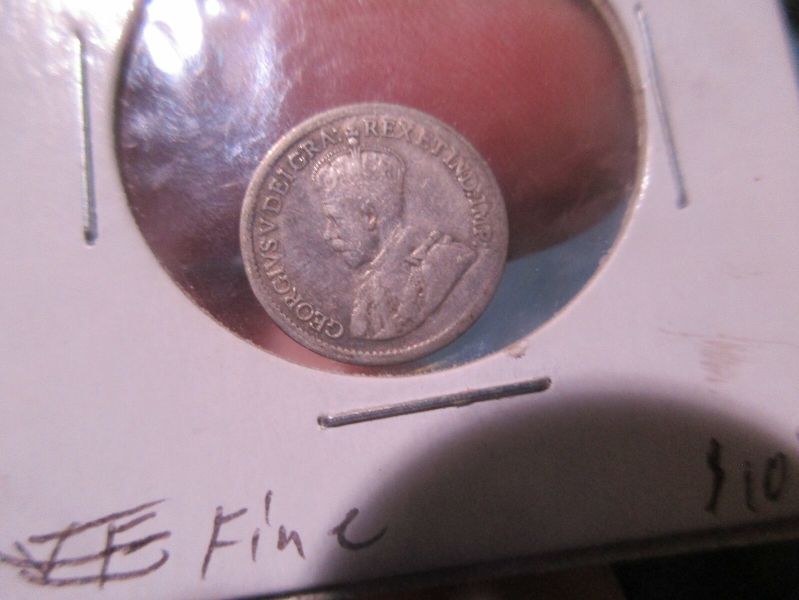 Canada - 1920 Silver Five Cent - George V