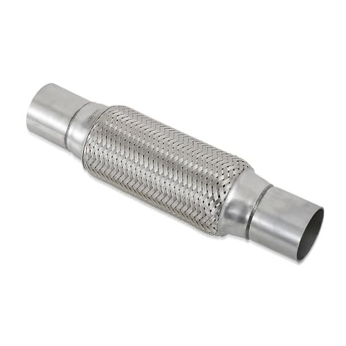 2''X8''universal stainless steel Exhaust Flex Pipe with Ends 12" Inch Long
