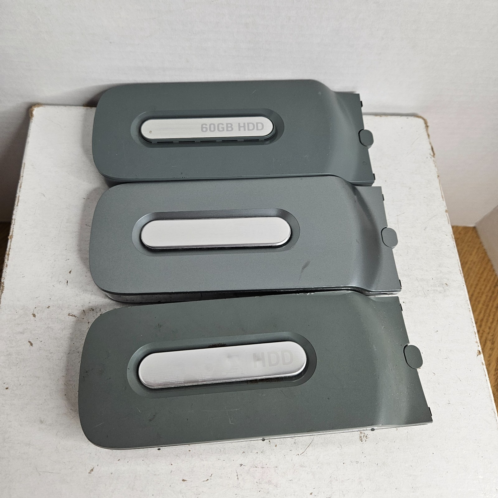 Microsoft Xbox 360 HDD External Hard Drive Lot of 3 (Various Sizes)