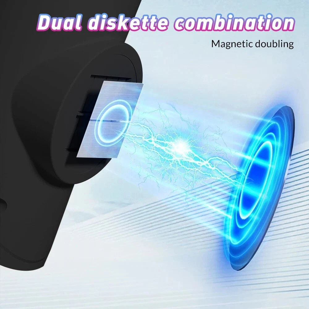 2-Pack Motion Sensor LED Night Light Rechargeable Magnetic Wall Lamp 7 Colors