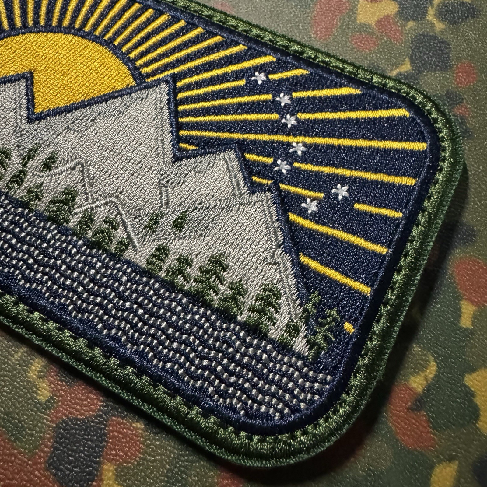 ALL TERRAIN BIG DIPPER Embroidered Patch Hook/Loop BACKPACKING CAMPING HIKING