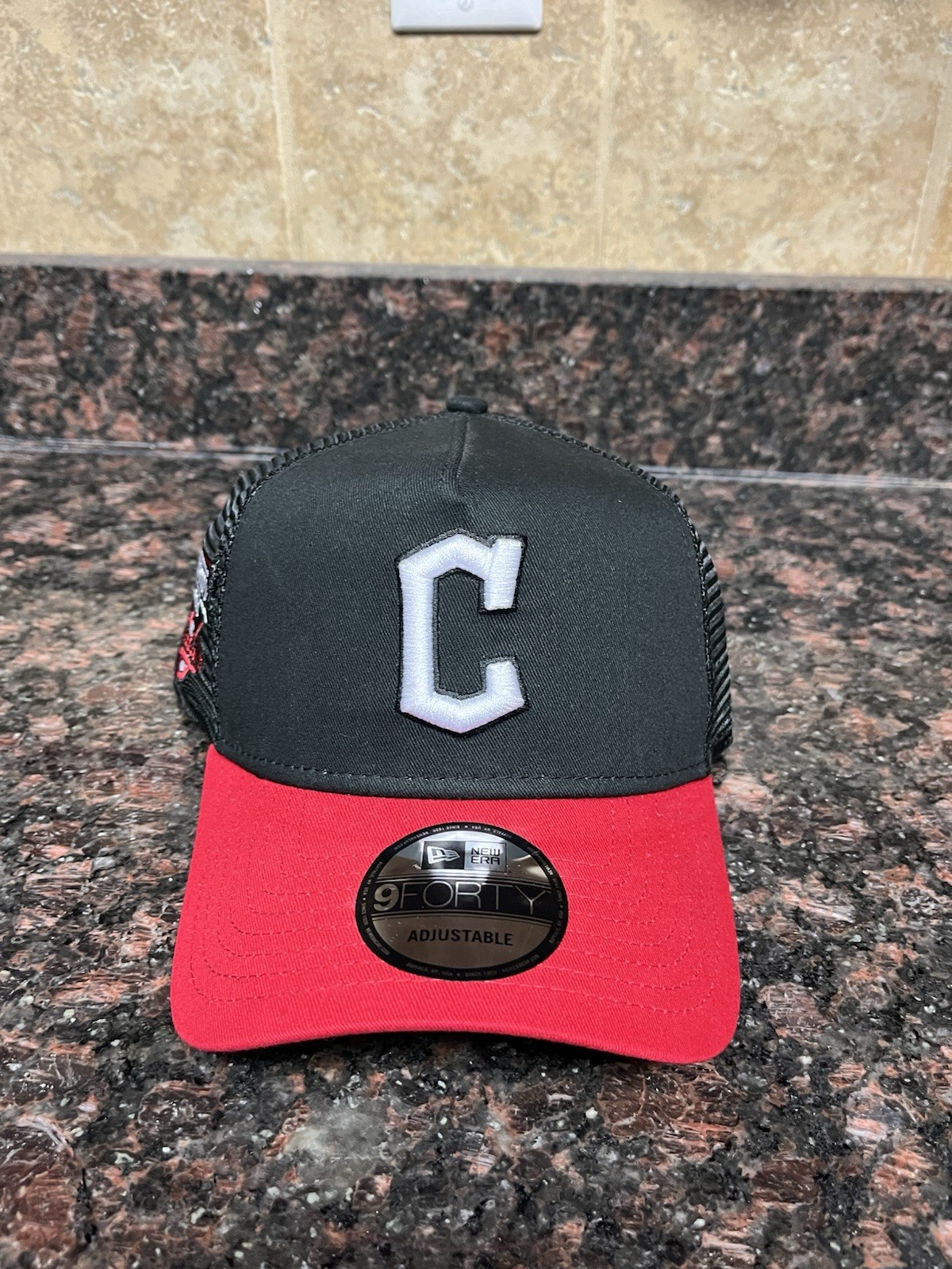 New Era Cleveland Guardians MLB 9FORTY A-Frame SnapBack Adjustable Hat Cap NWT