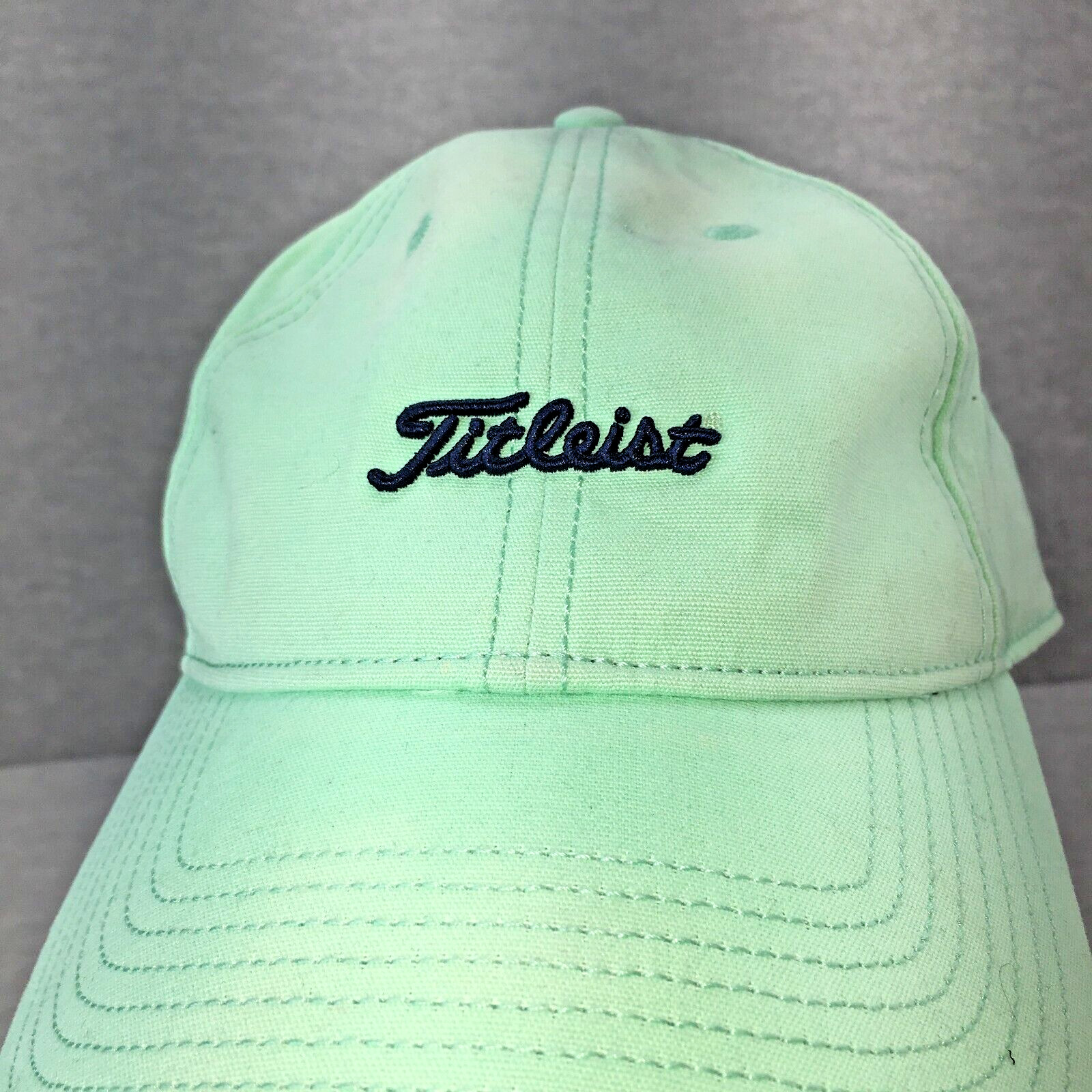 Titleist Strapback Hat Green Golf Embroidered Adjustable