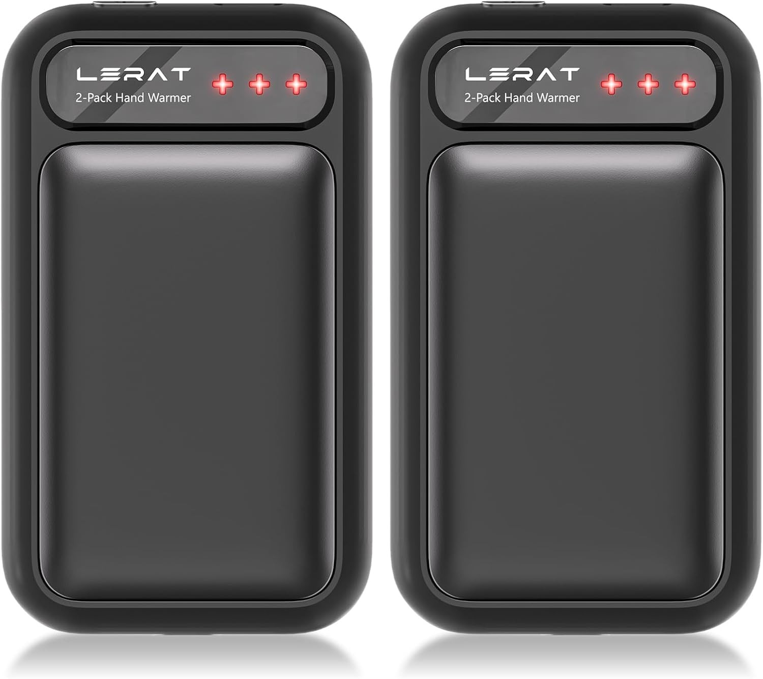 Rechargeable Hand Warmers Portable Electric Heater 2 Pack 3 Heat Levels 6H Warm