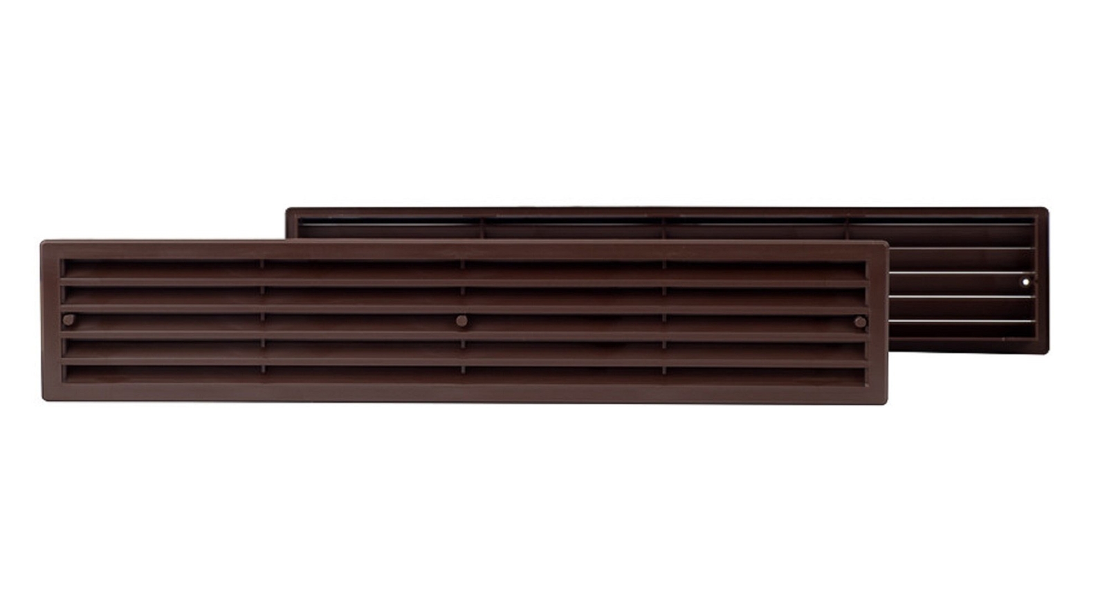 Brown Ventilation Grille Holder 450mm X 92mm/45.7cm x 10.2cm Two Sided