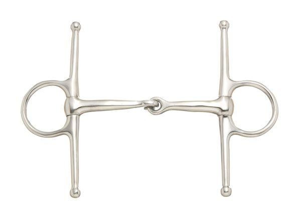 Kelly Silver Star 5 1/2" Full Cheek Snaffle Horse Size Bit 25519