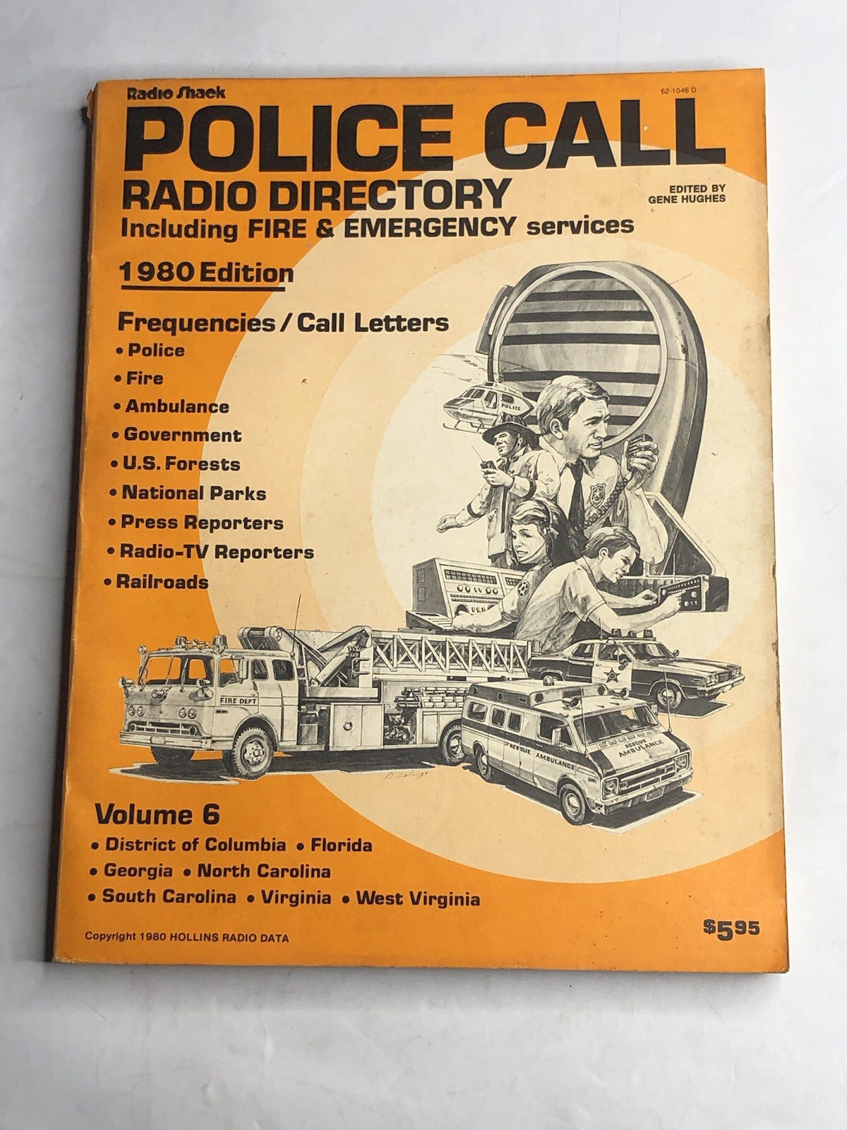 Vintage Hollins Police Call Radio Guide Directory 1980 Edition Volume 4