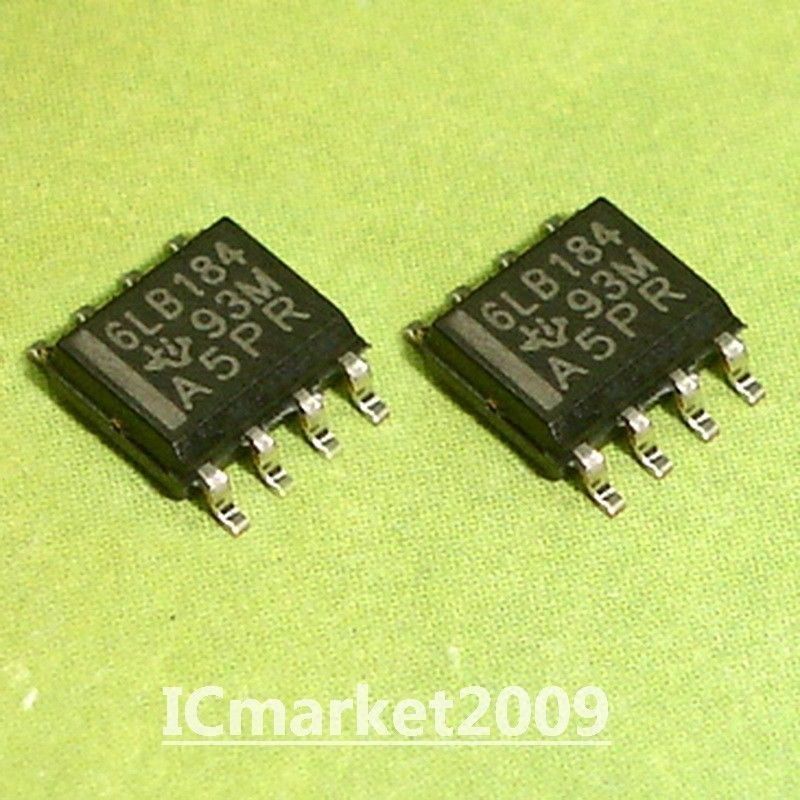 50 PCS SN65LBC184DR SOP-8 6LB184 65LBC184 SN65LBC184 Differential Transceiver IC