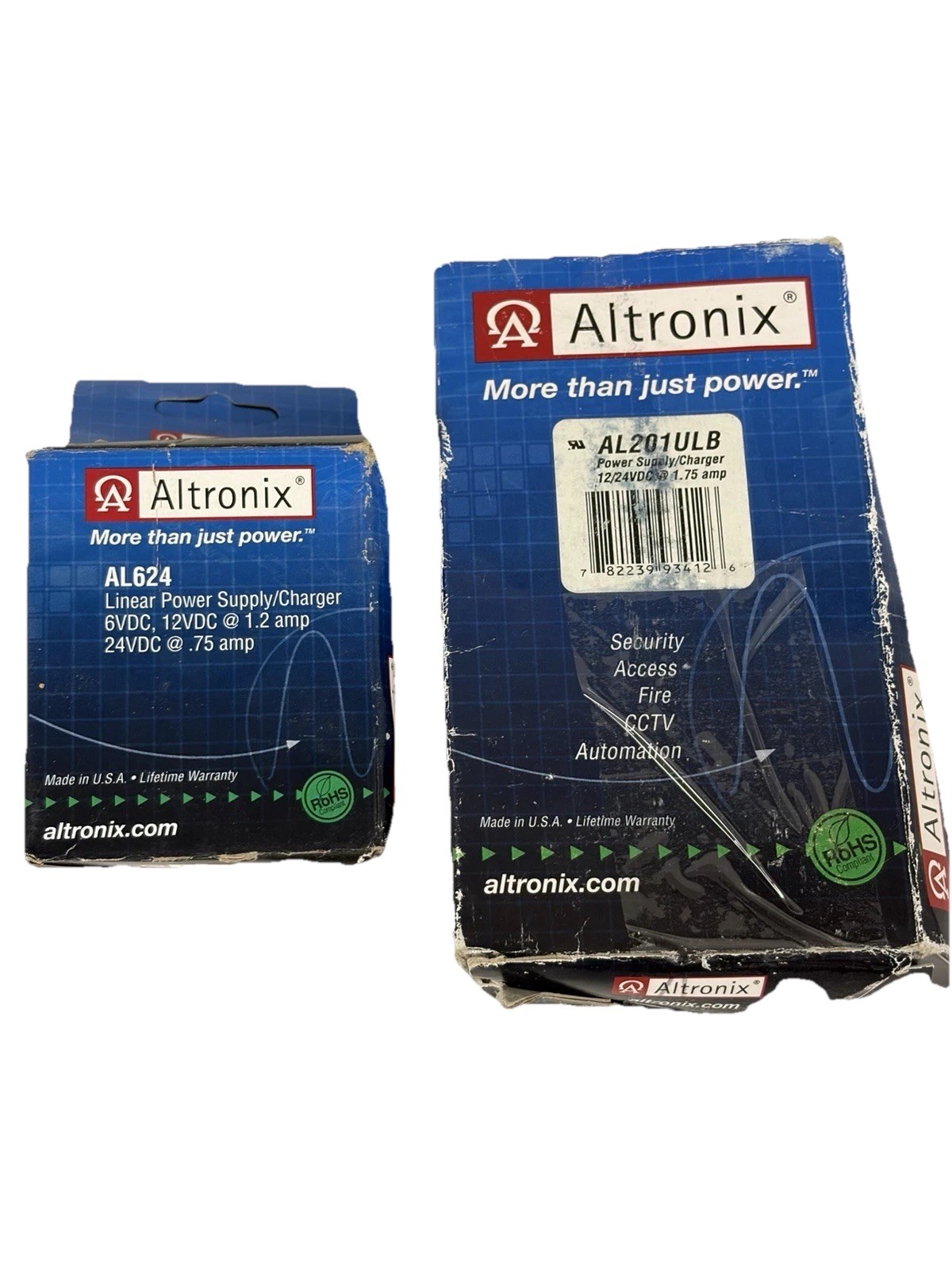Altronix AL201ULB + AL624 Power Supply Charger Lot Access Control CCTV