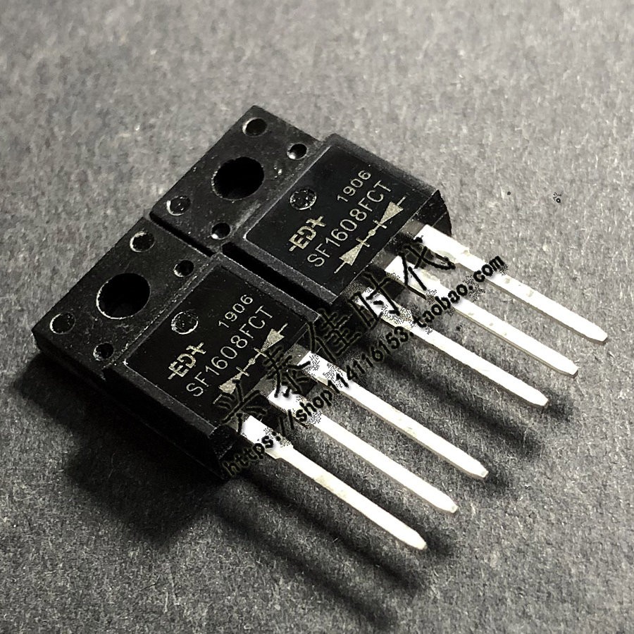 10PCS SF1608FCT TO-220F Fast Recovery Diode