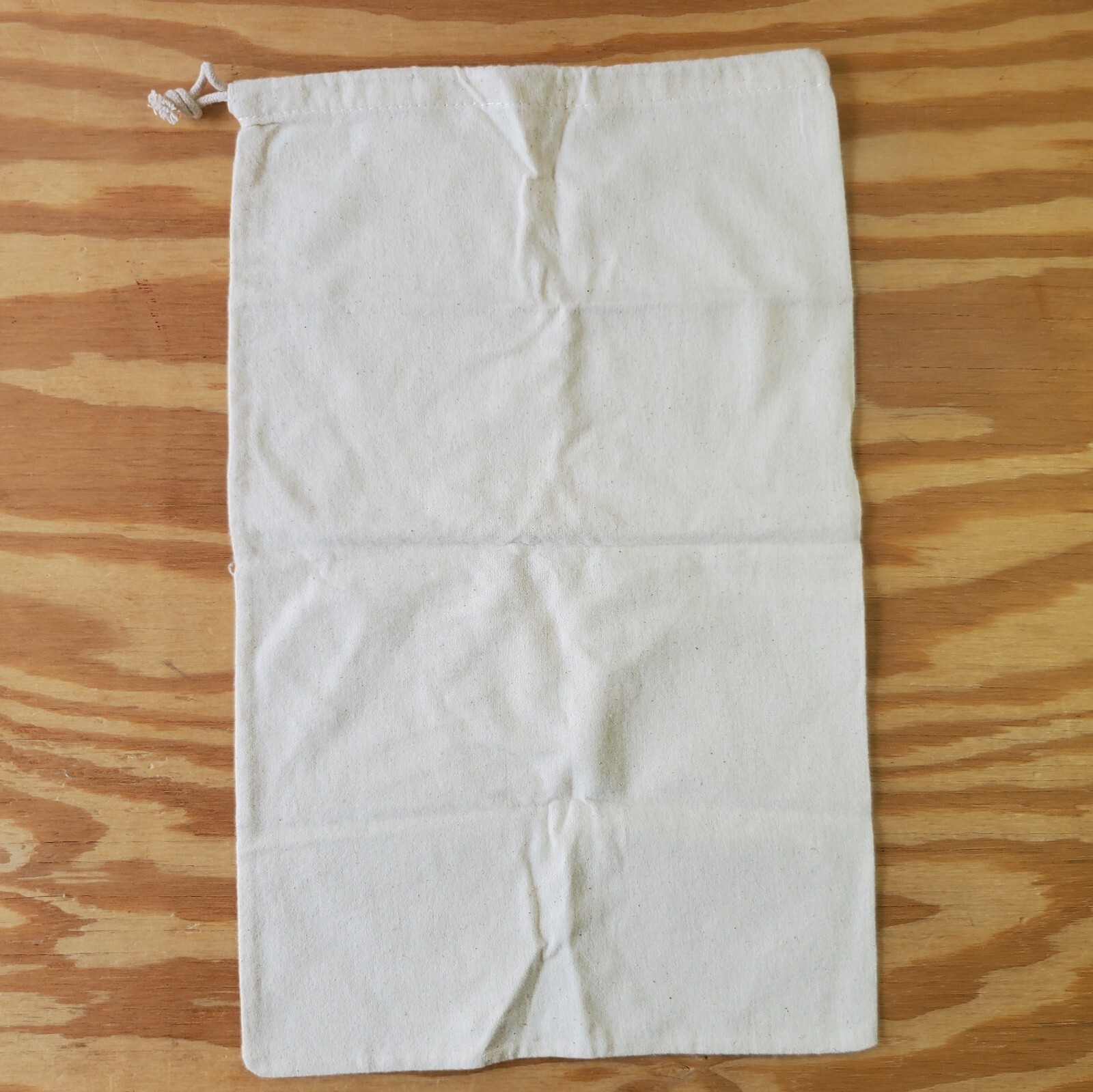 J.Crew Flannel Dust Bag Cream 16.5x19.4 Travel Storage Protection A325