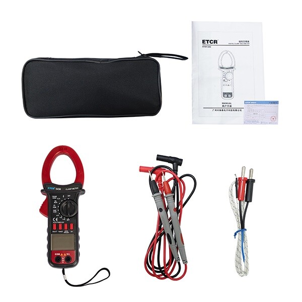 ETCR6450 Clamp Multimeter DC Current and Voltage AC Current Voltage True RMS ✦KD