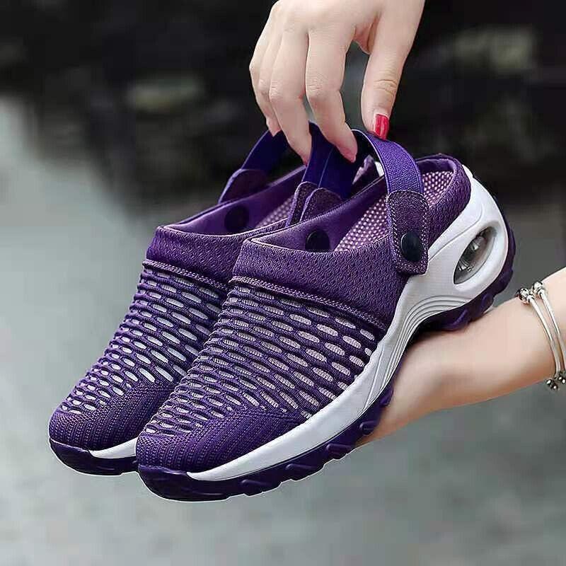 Women Walking Shoes Orthopedic Diabetic Air Cushion Sneakers Slip-On Sandals New