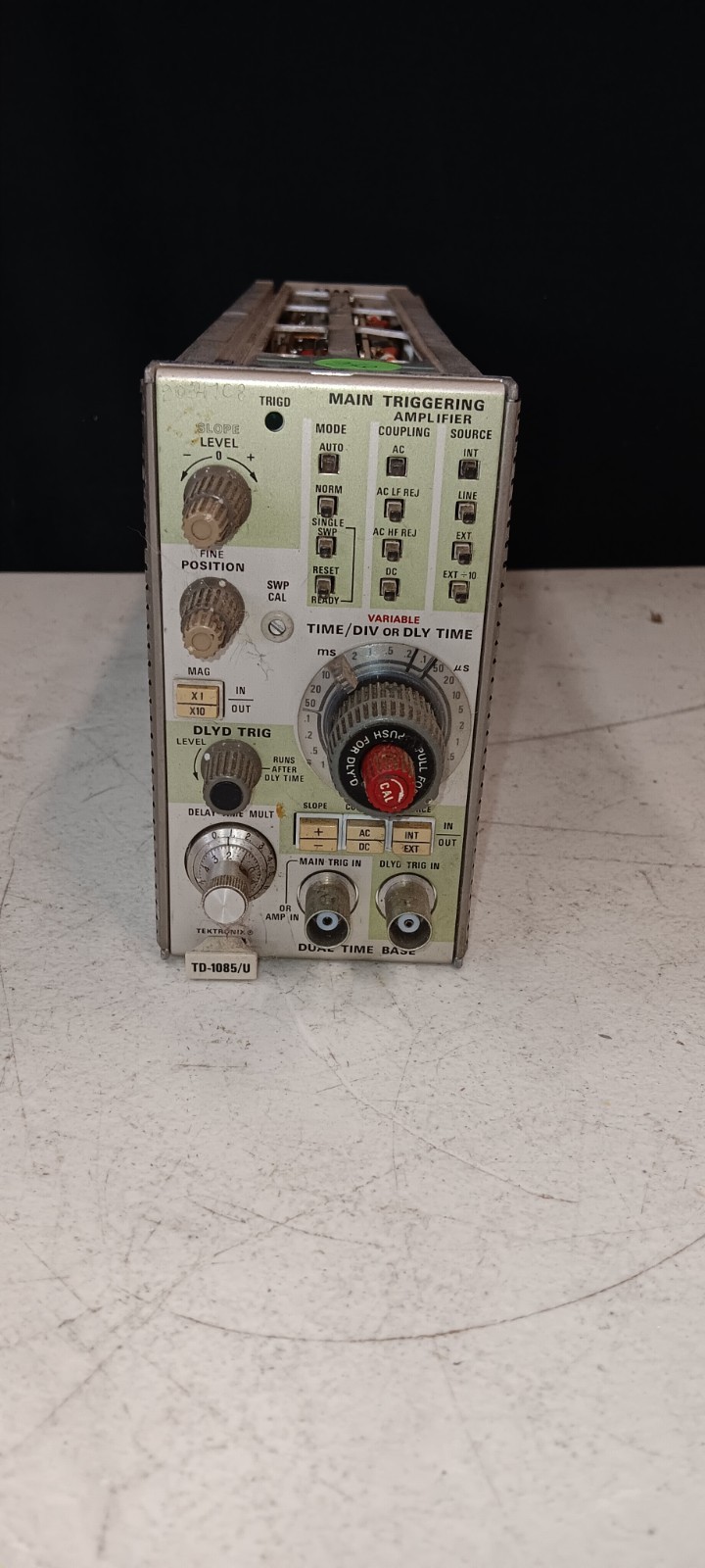 Tektronix TD-1085/U Dual Time Base- for 7000 Series Oscilloscopes #3