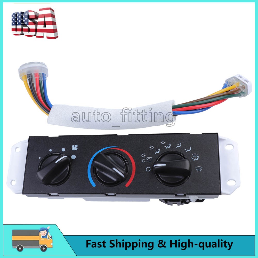 HVAC A/C Heater Blower Control Switch For 1999-2004 Jeep Wrangler TJ 55037473AB