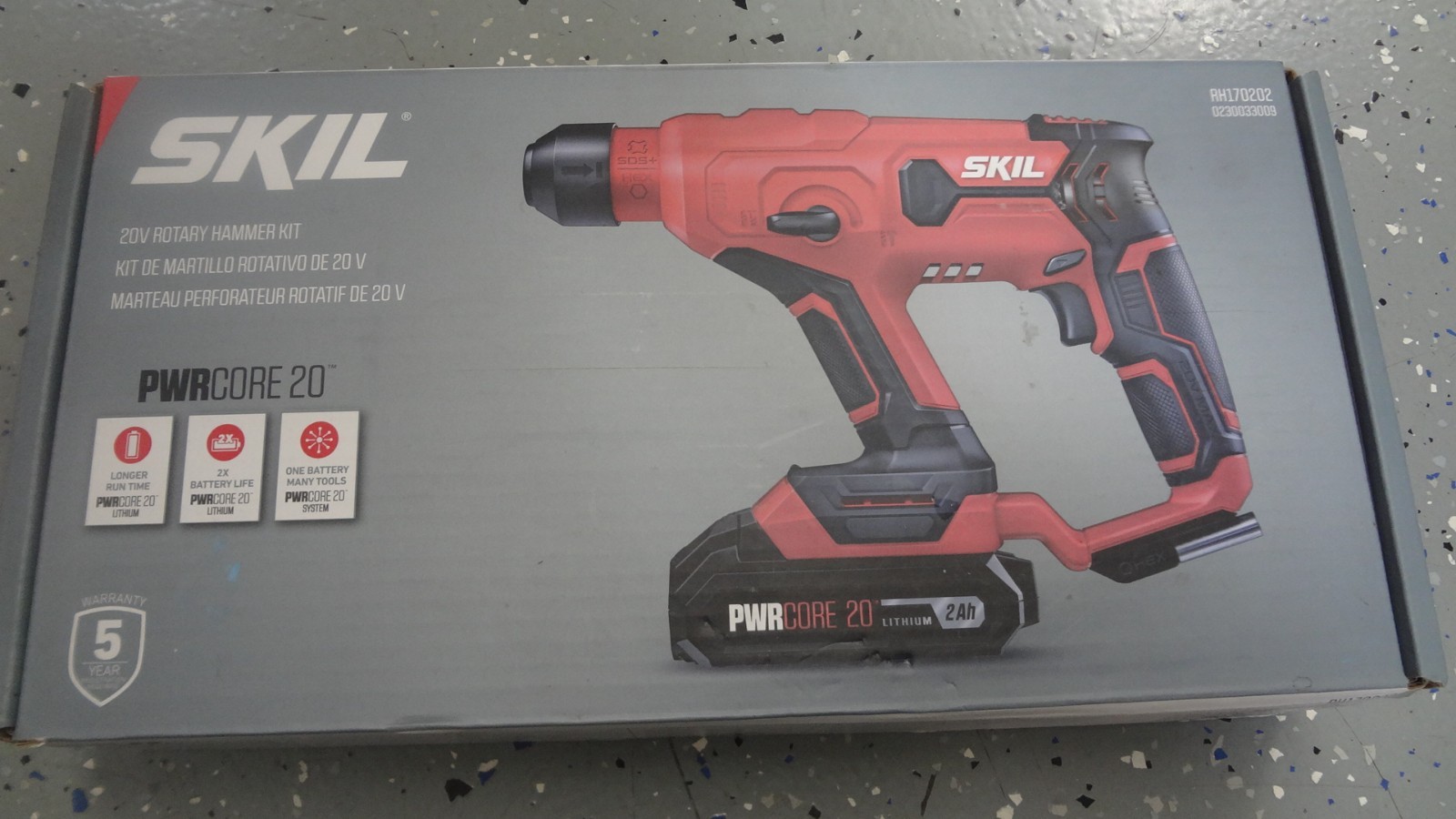 Skil Rotary Hammer Kit RH170202