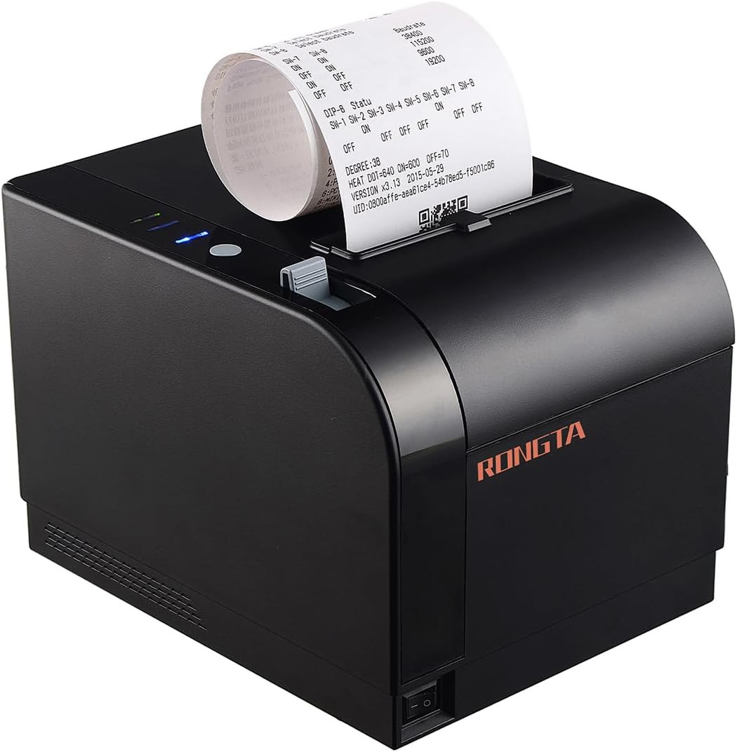 Thermal Receipt Printer, 80Mm Receipt Printers, Thermal Pos Printer with Auto Cu
