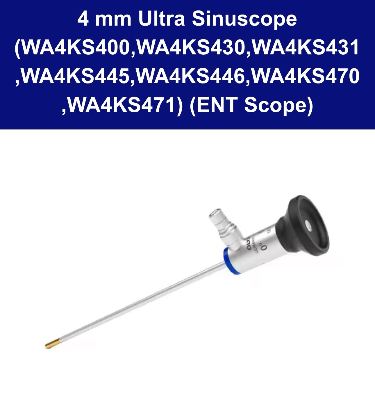 Karl Storz 7230AA Sinuscope Arthroscope 0°, 4mm, 18cm (Others Scopes Available)
