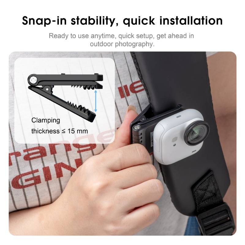 Magnetic Mount Base Backpack Clip For Insta360 GO Ultra Expansion Accessorie SDE