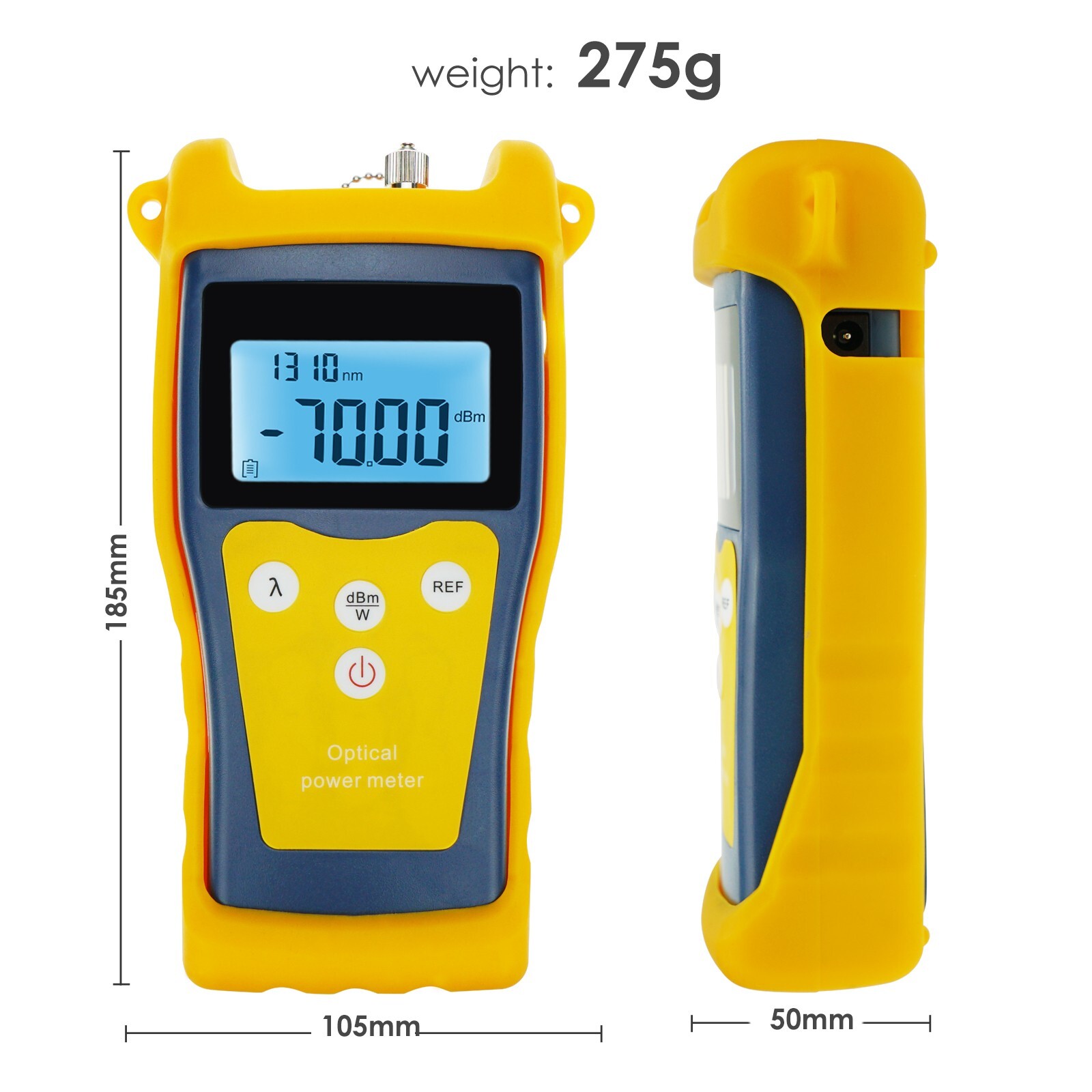 Fiber Optic -50 ~ +26 dBm Power Meter Tester Fault locator FC SC ST LC CATV CCTV
