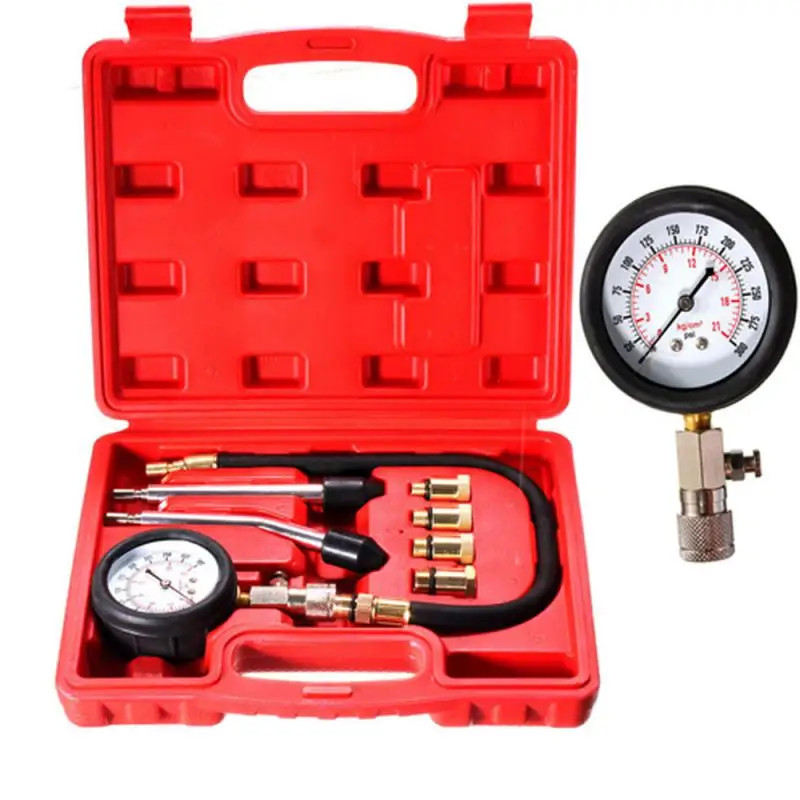 Cylinder Leak Detector TU-21 Petrol Engine Gauge Compression Leakage Detector