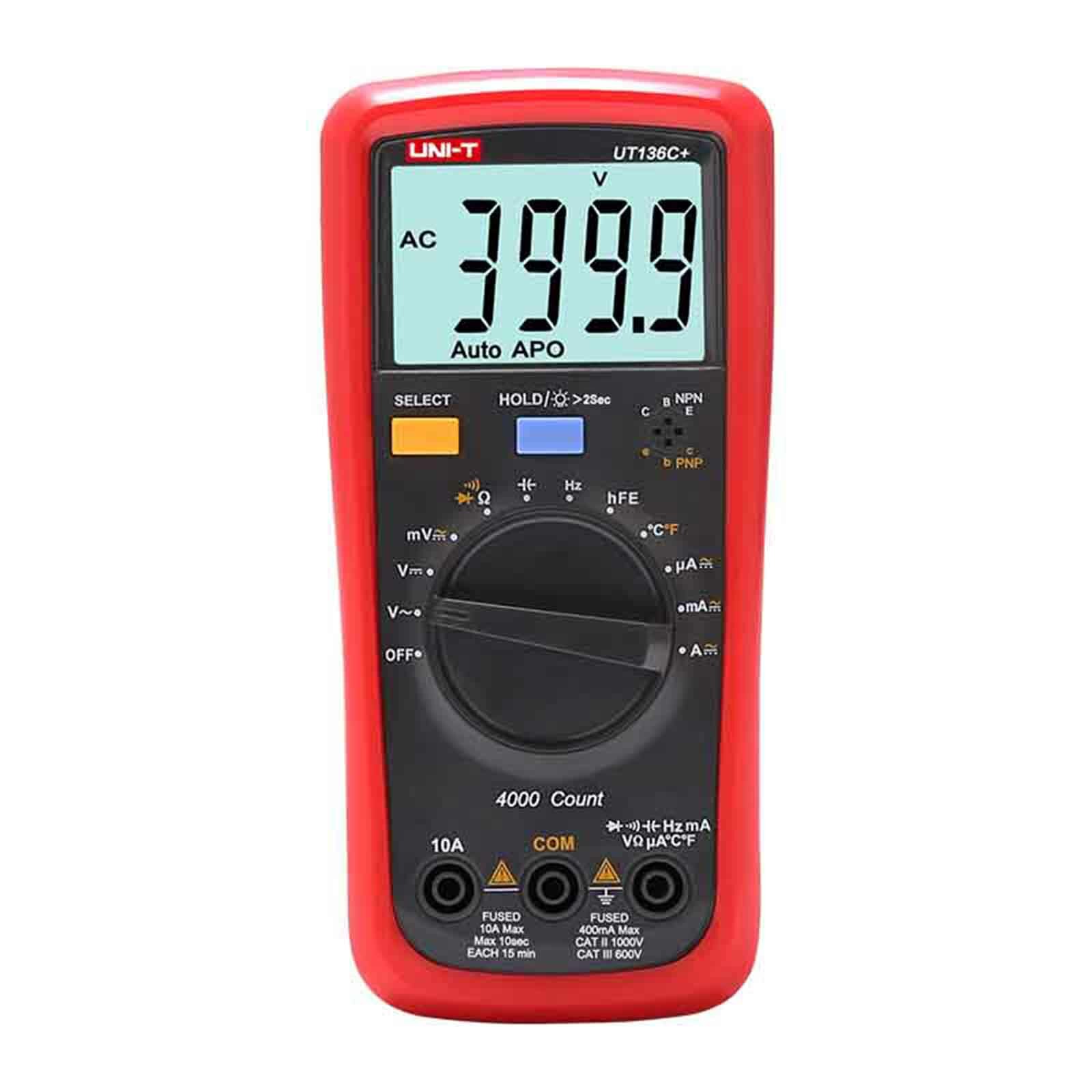 UNI-T UT136C+ Multimeter Digital multimeter tester AC DC Voltmeter Ammeter