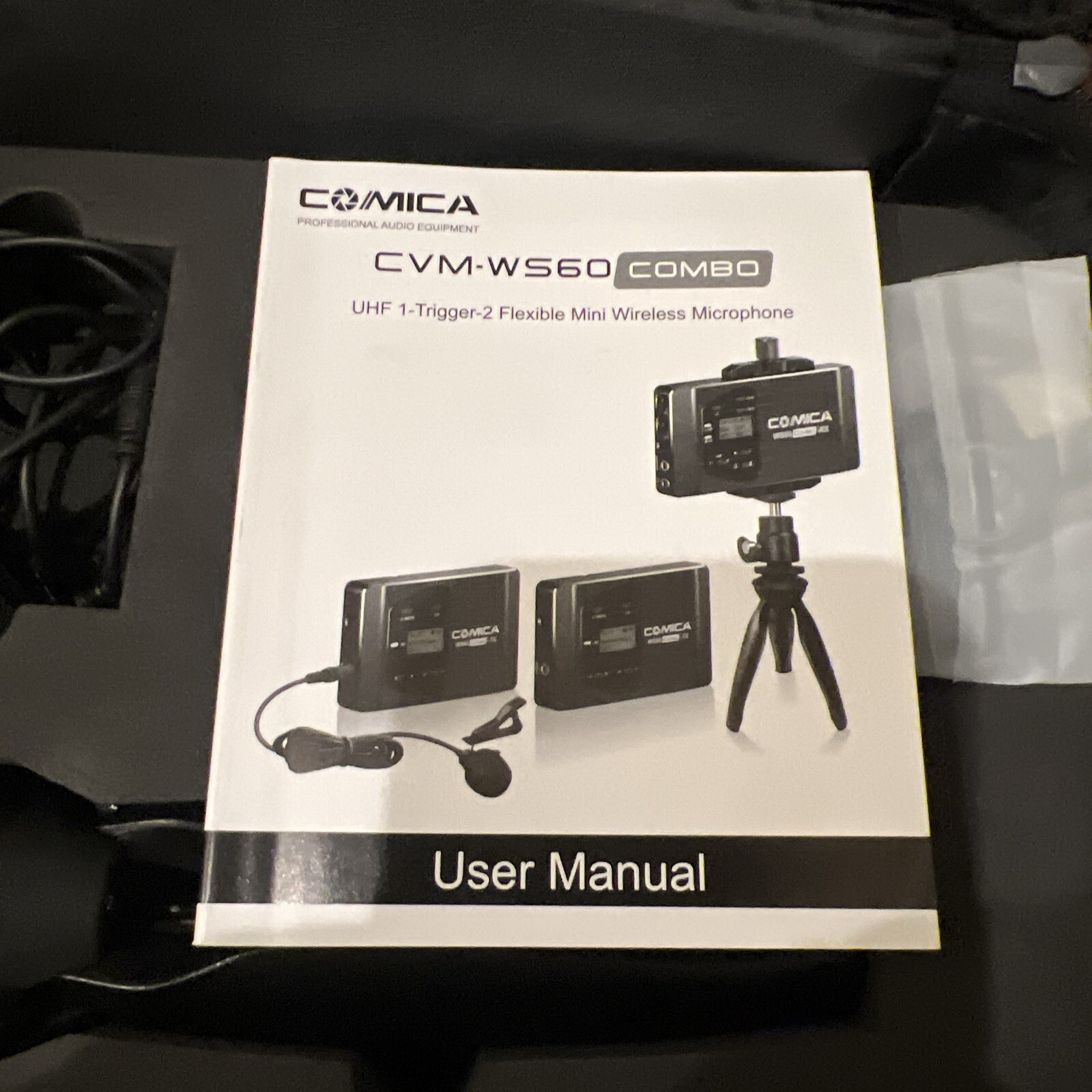 Comica Wireless Microphone CVM WS 60 Combo UHF 1 Trigger 2