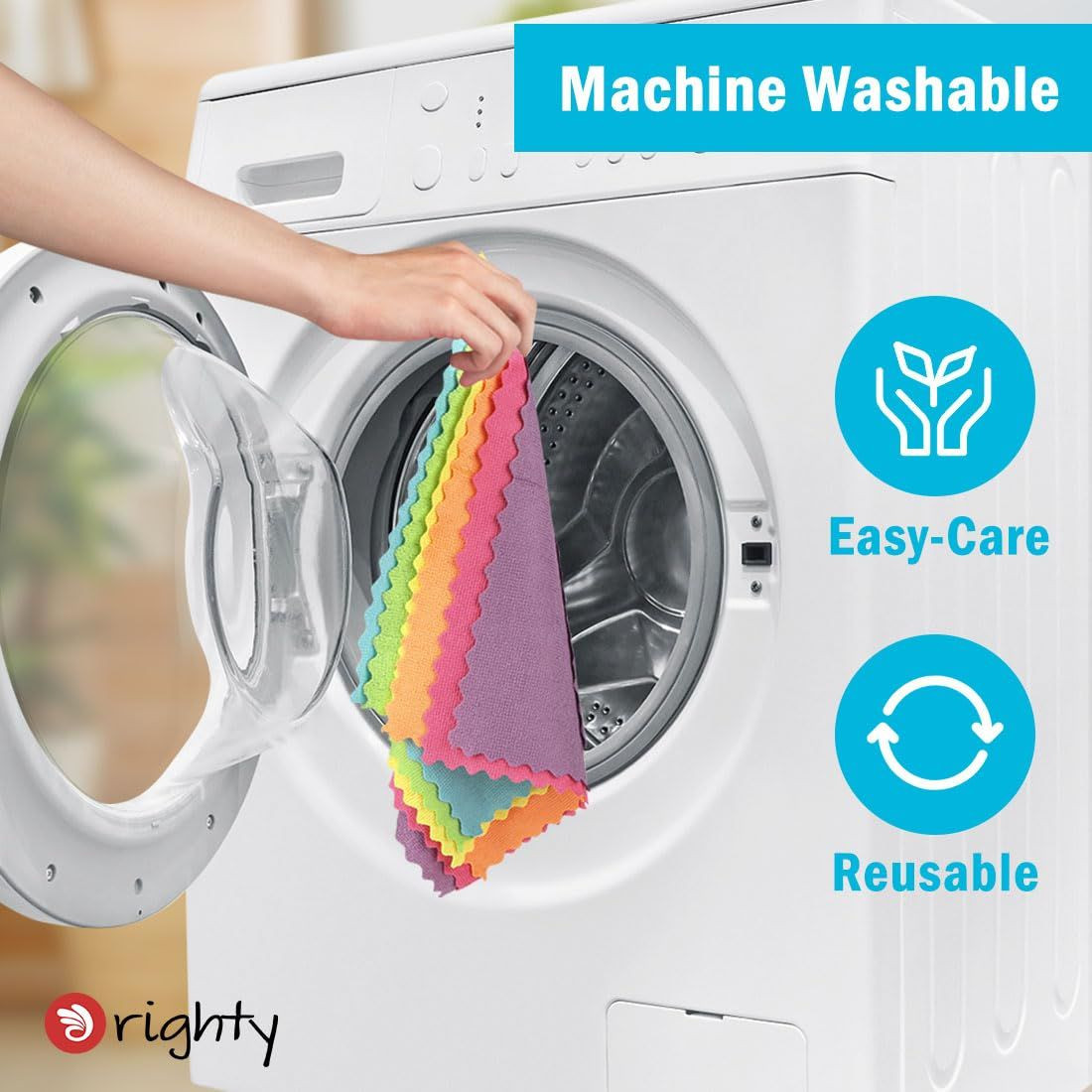 Orighty Microfiber Cleaning Cloth, 24 Pack Highly 24 Pack, Multicolor