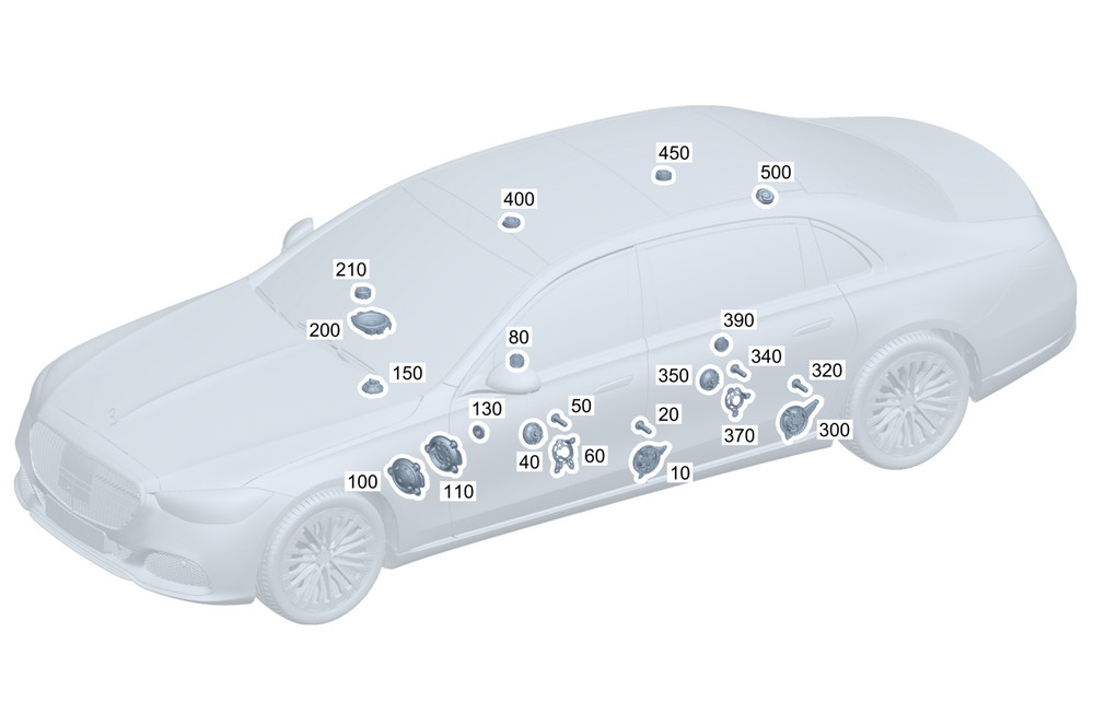 Genuine Mercedes-Benz Speaker 223-820-70-00
