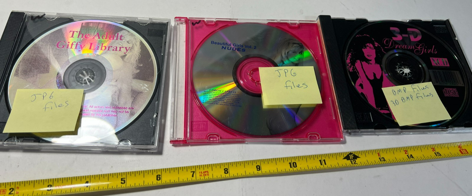 VINTAGE Glamour BMP JPG Photograph files Models Nude swimsuit 3 cds GG