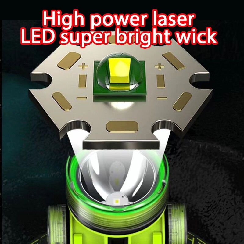 Super Bright 100m Diving Headlight Flashlight Rechargeabl Led High Power Torch