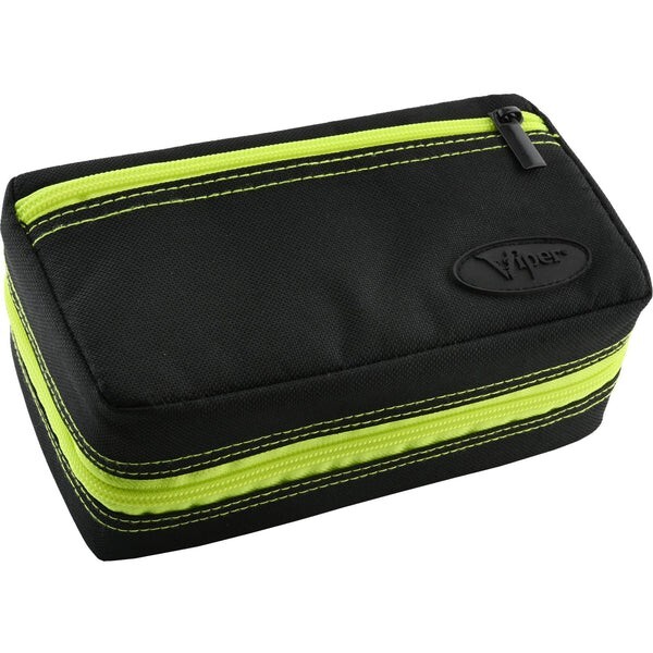 YELLOW VIPER PLASMA PRO  DART CASE WILL HOLD 2 SETS FULLY LOADED DARTS