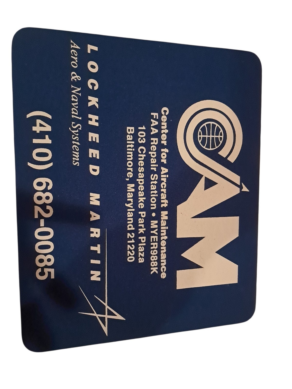 Lockheed Martin Aero And Navel Systems Mouse Pad