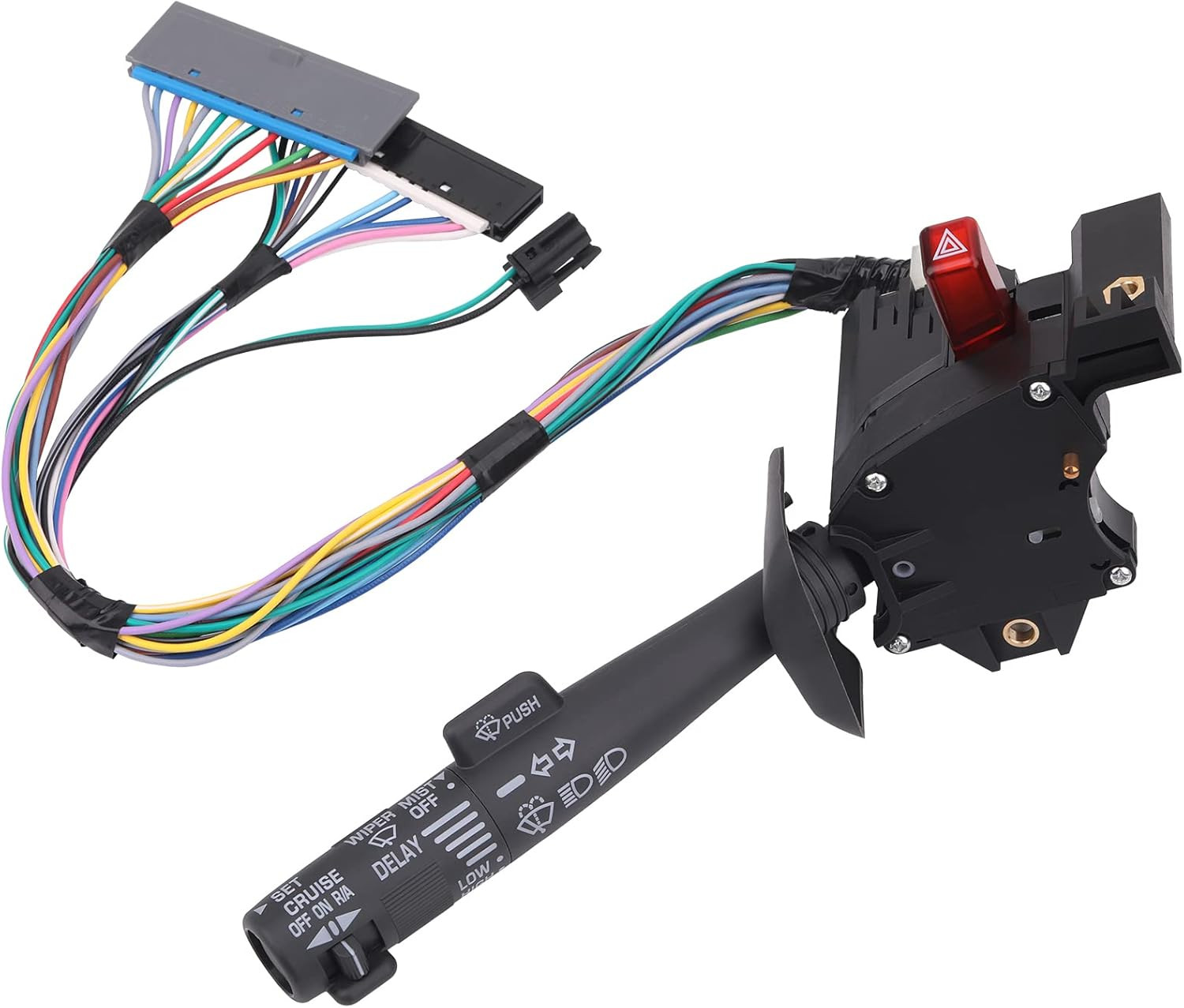Multi Function Switch Chevy GMC 1995-2002 Turn Signal Wiper Cruise Hazard Gray