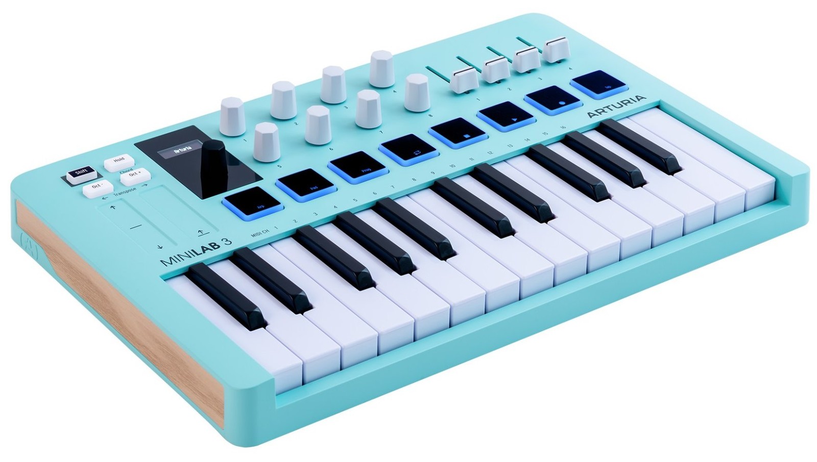 Arturia MiniLab 3 Aquamarine MIDI Keyboard Controller+Portable Bluetooth Speaker