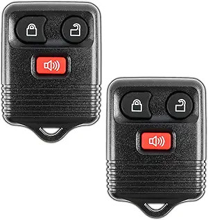 Key Fob Replacement for 2005-2015 Entry Remote, 3-Button - 2 Pack