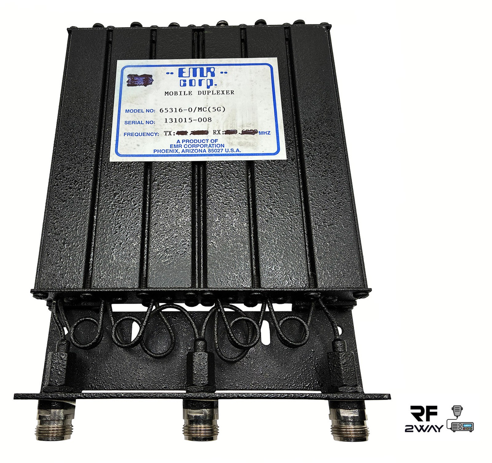 EMR 65316-0/ MC (5G) UHF Mobile Duplexer 50W for Motorola Kenwood Icom Repeater