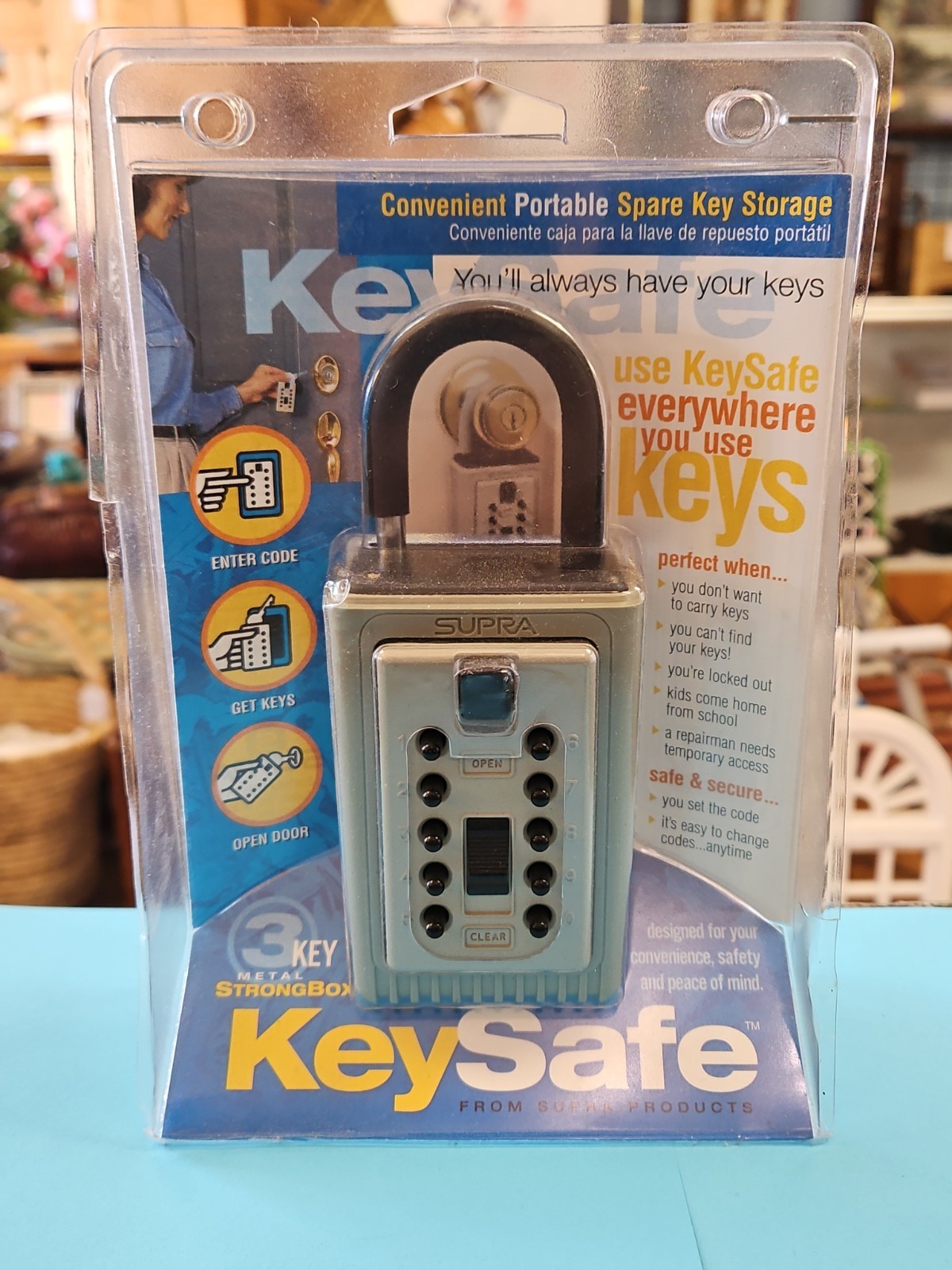 Kidde KeySafe Access Point Portable Push Button Holds 3 Keys New