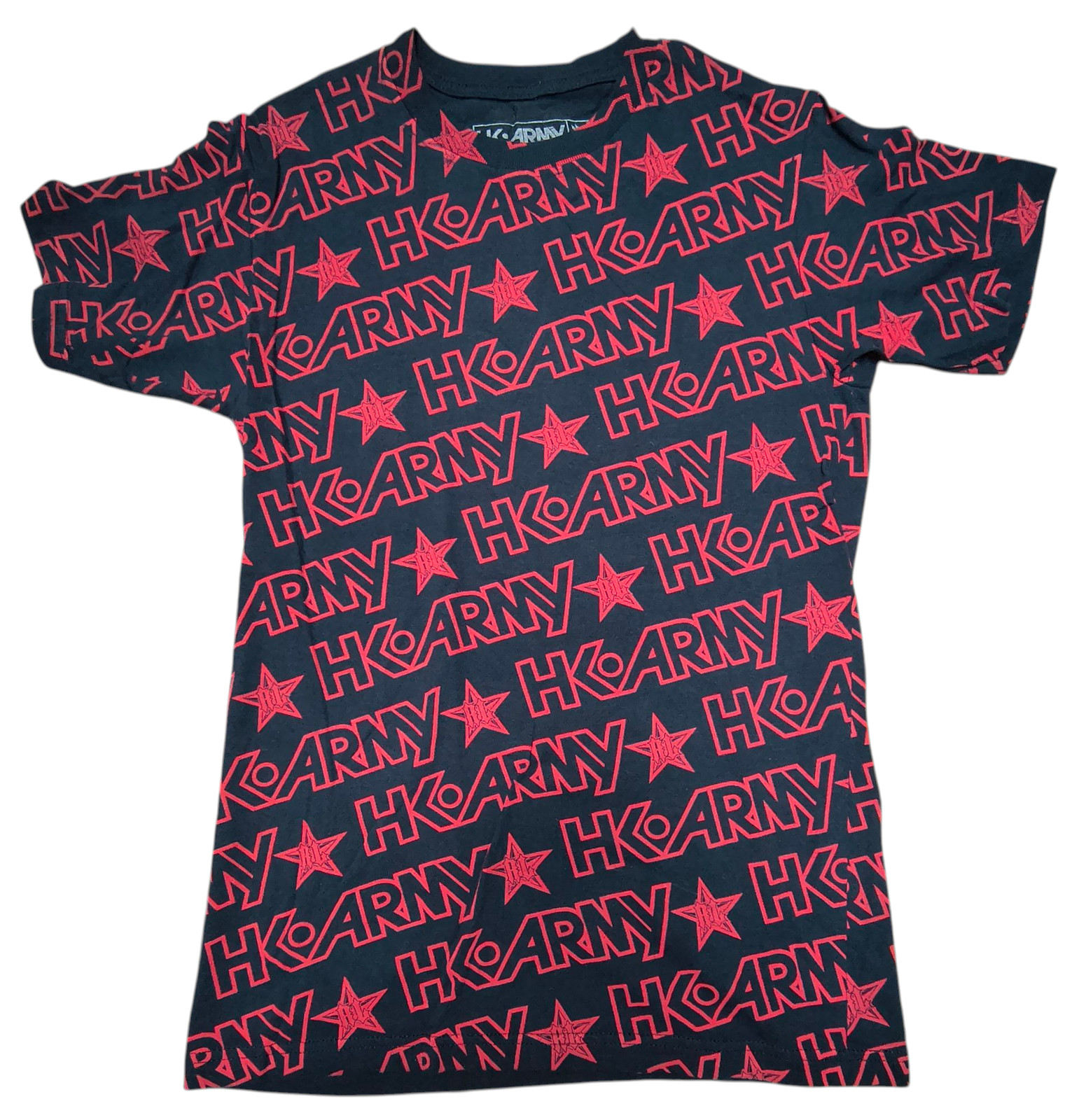 HK Army Russian Legion All Over Paintball Blue/Red Mens Small T-Shirt