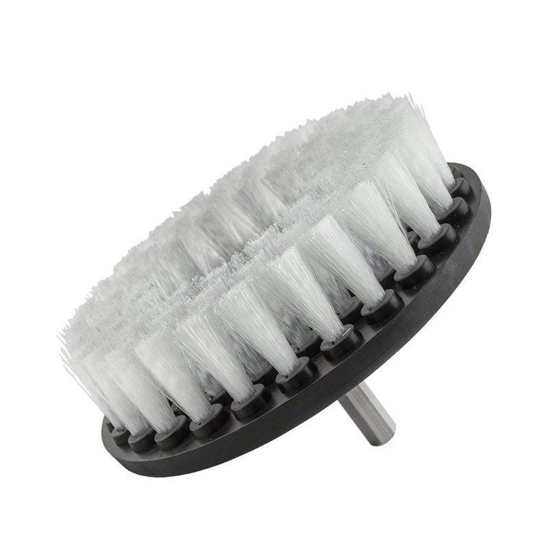 Drill Brush Soft Bristle Use w/Power Drill Upholstery Cleaning