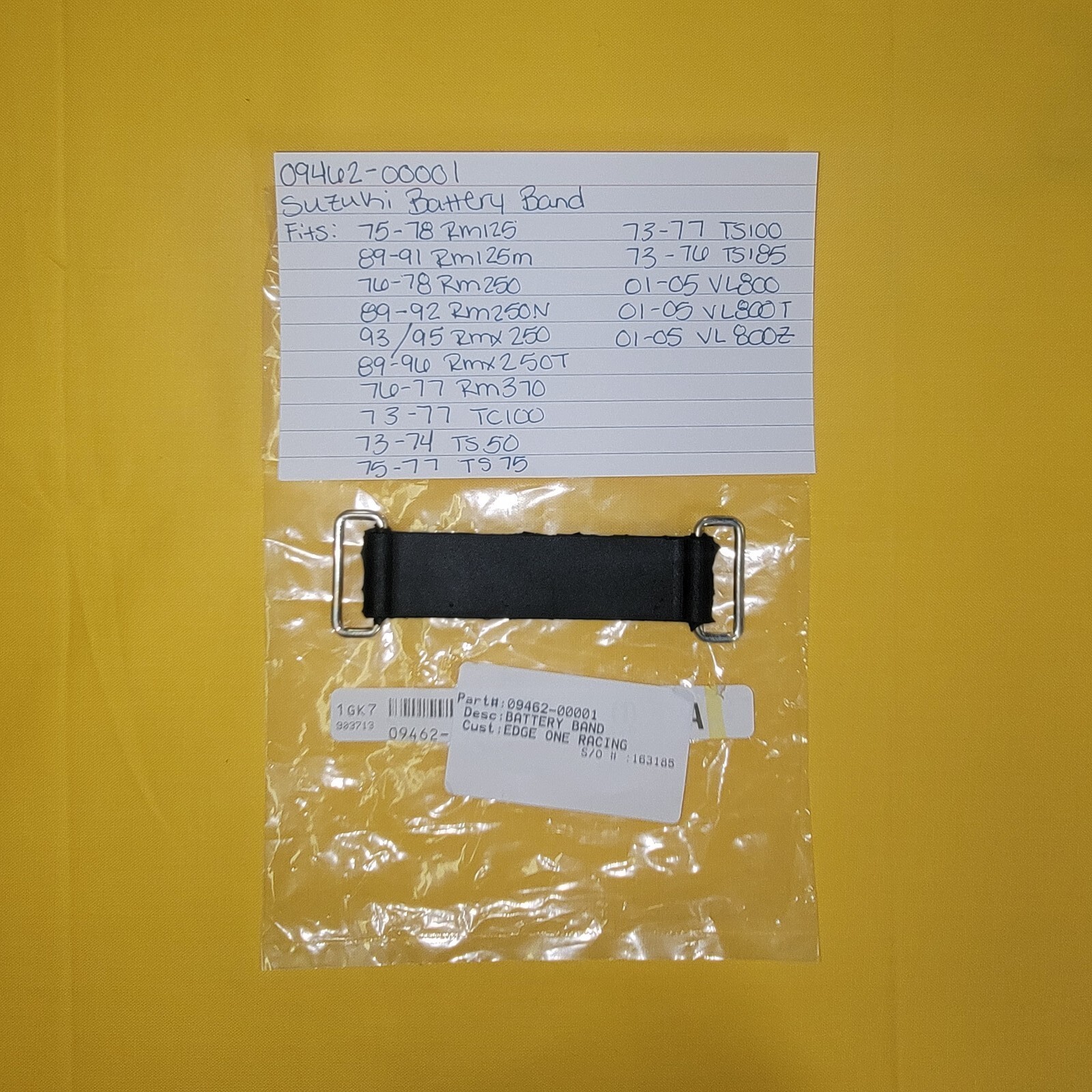 NEW OEM SUZUKI Battery Strap Band (09462-00001) RM125/250 TC100 TS50/100 VL800