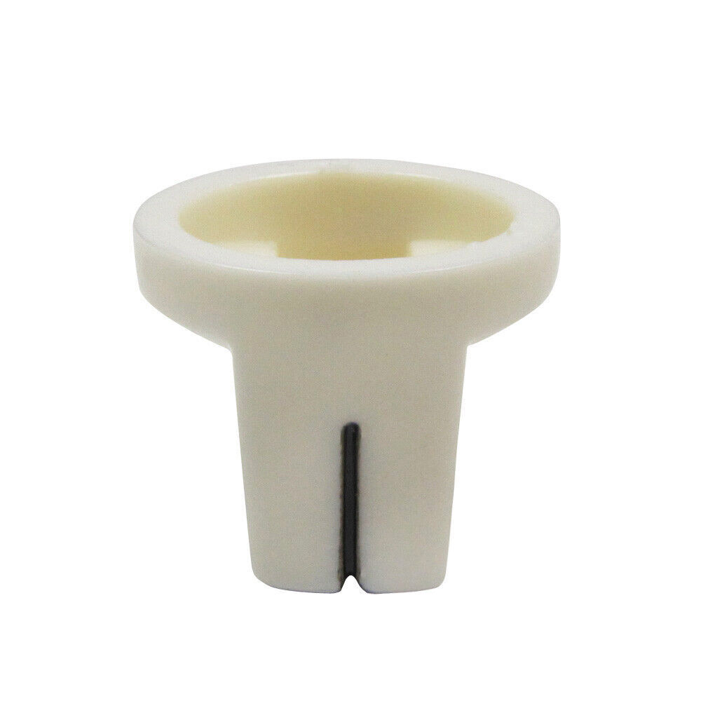 12PCS Plastic Guitar Amplifier Amp Knobs Effect Pedal Pointer Knobs Parts White
