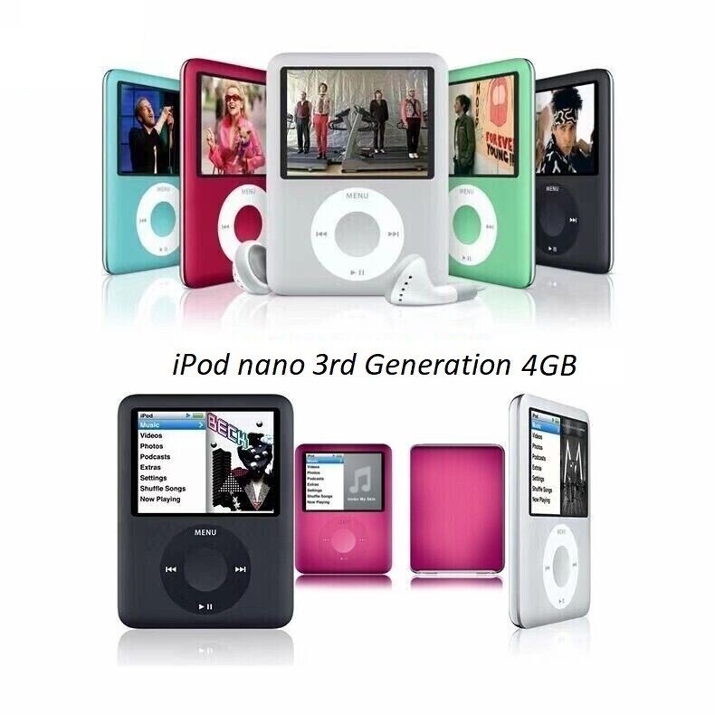 Apple iPod nano 3 3rd Gen 4GB A1236 Refurbed to New condition  - Local Seller