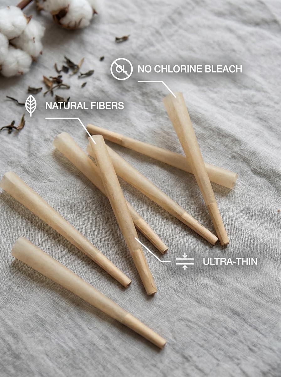 Cones Rolling Paper 108mm 200 Pack Preroll
