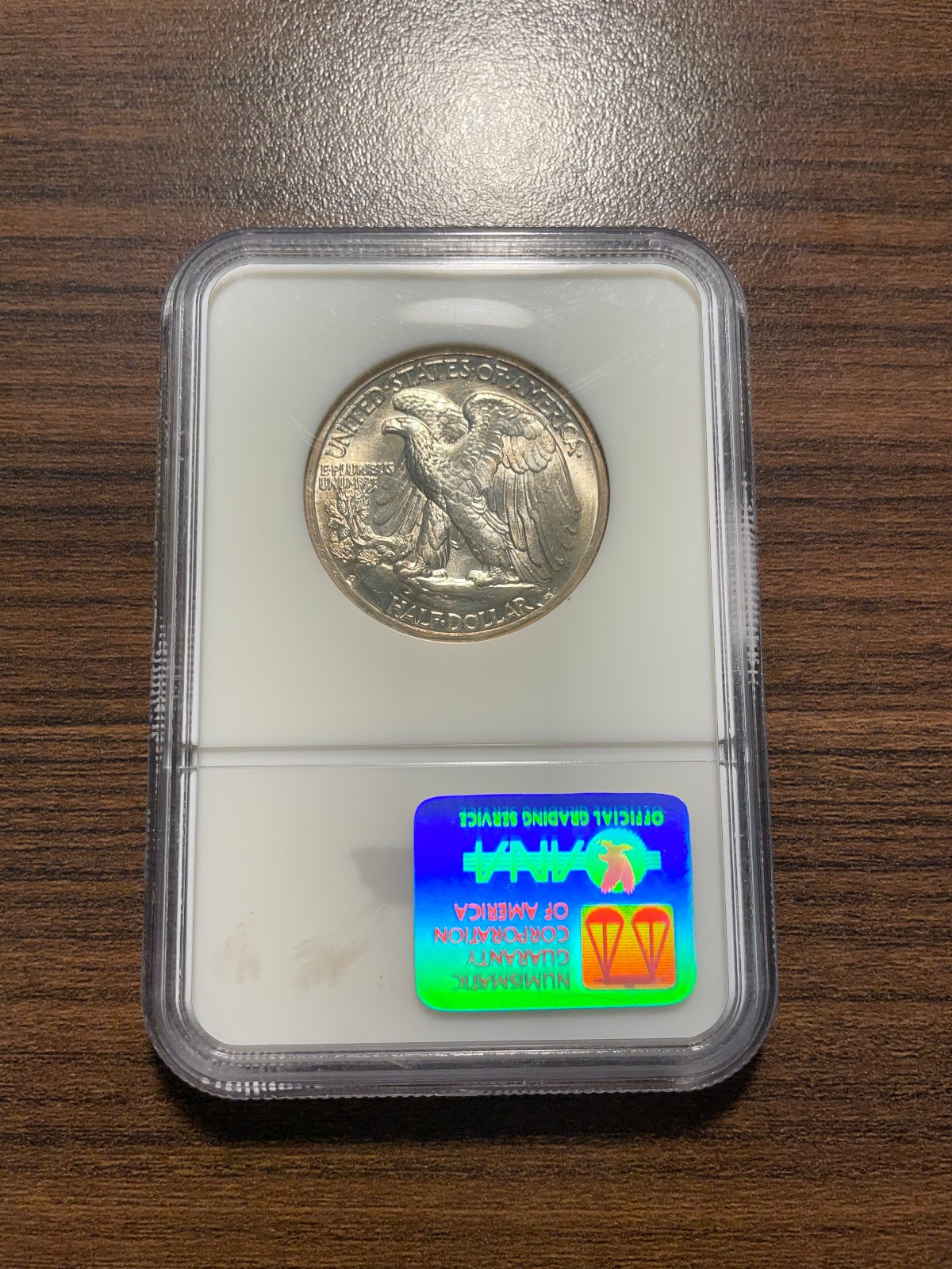 1944-D Walking Liberty Silver Half Dollar 50C NGC MS 66 Walker