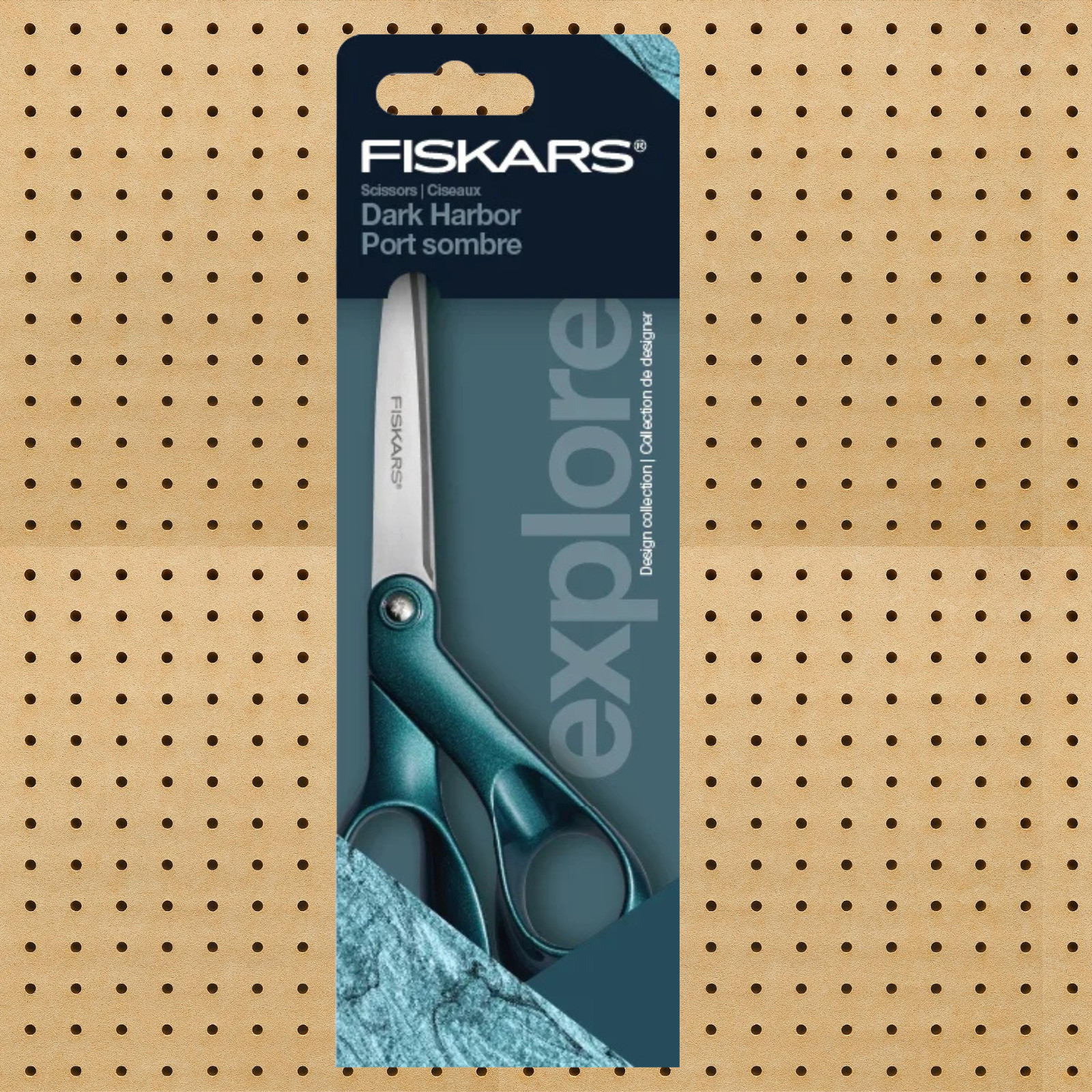 Fiskars Explore Collection Metallic Scissors: 8 inch / 1-pack (Dark Harbor)