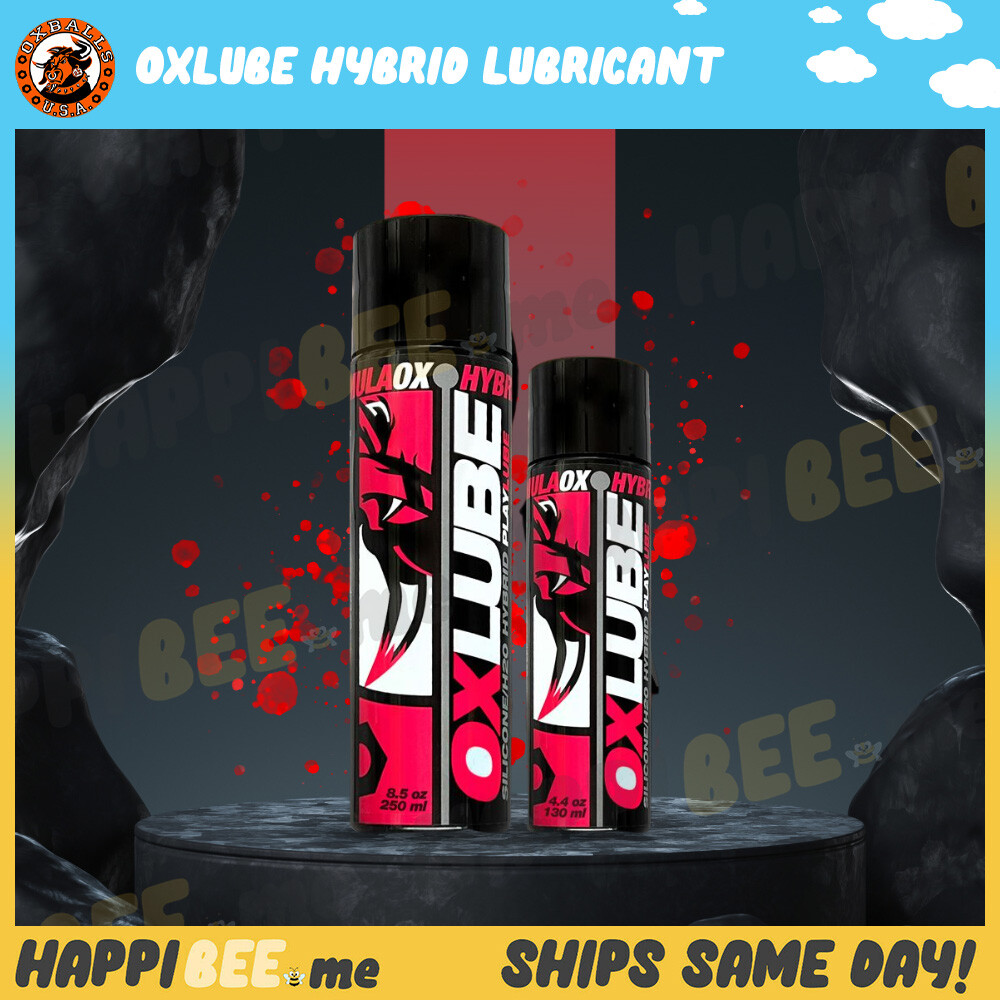 OXBALLS OXLUBE HYBRID Lubricant🍯Silicone Glide Water Jelly Backdoor Anal Lube