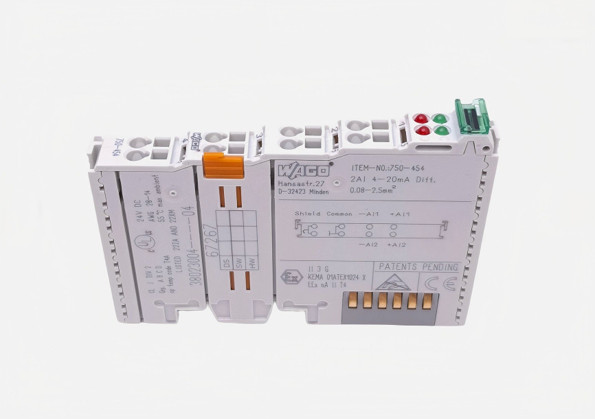 1PC New IN BOX  WAGO 750-454 2 Channel Analog Input Module 1 YEAR WARRANTY