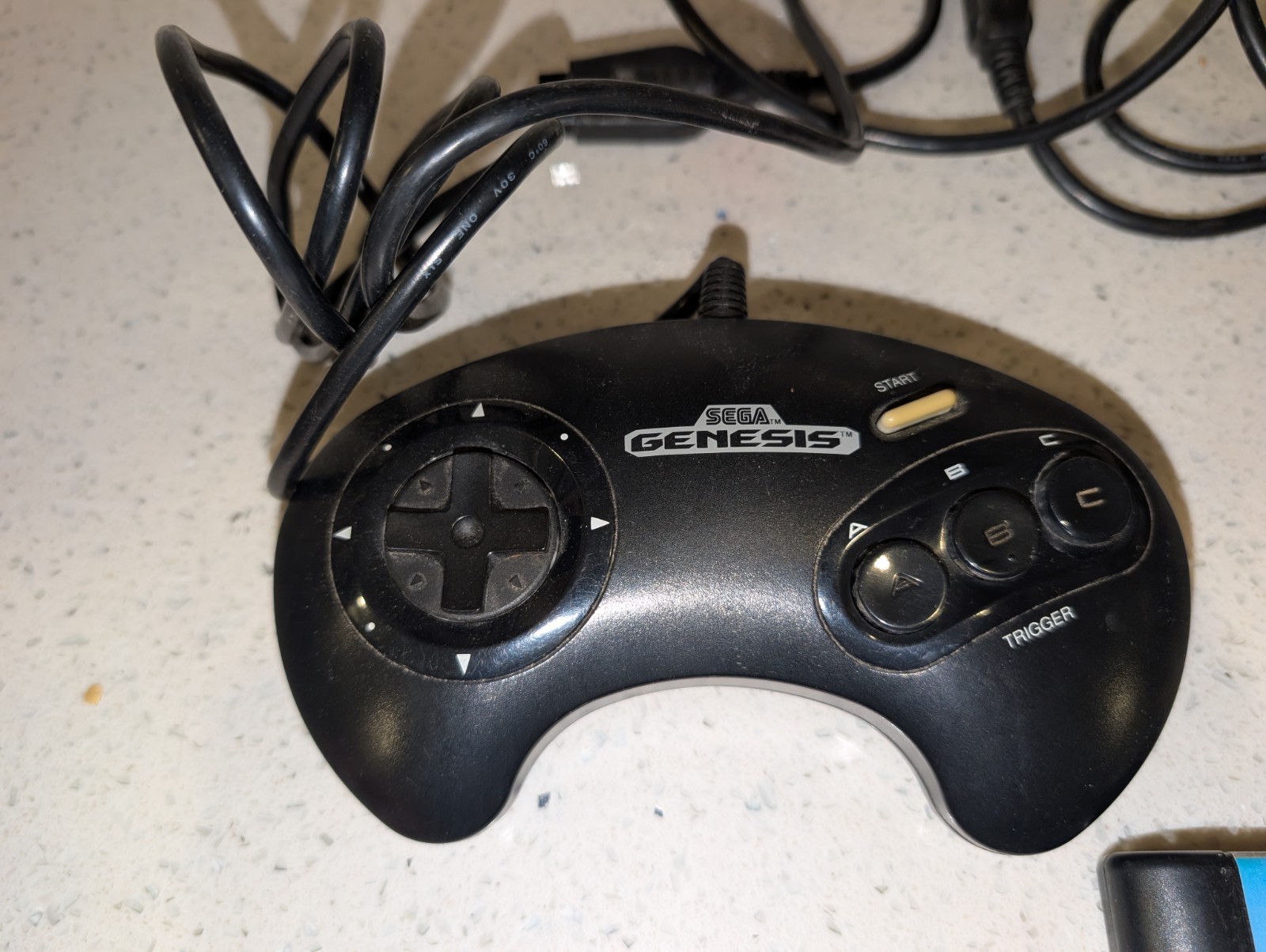 Sega Genesis Controller And Games