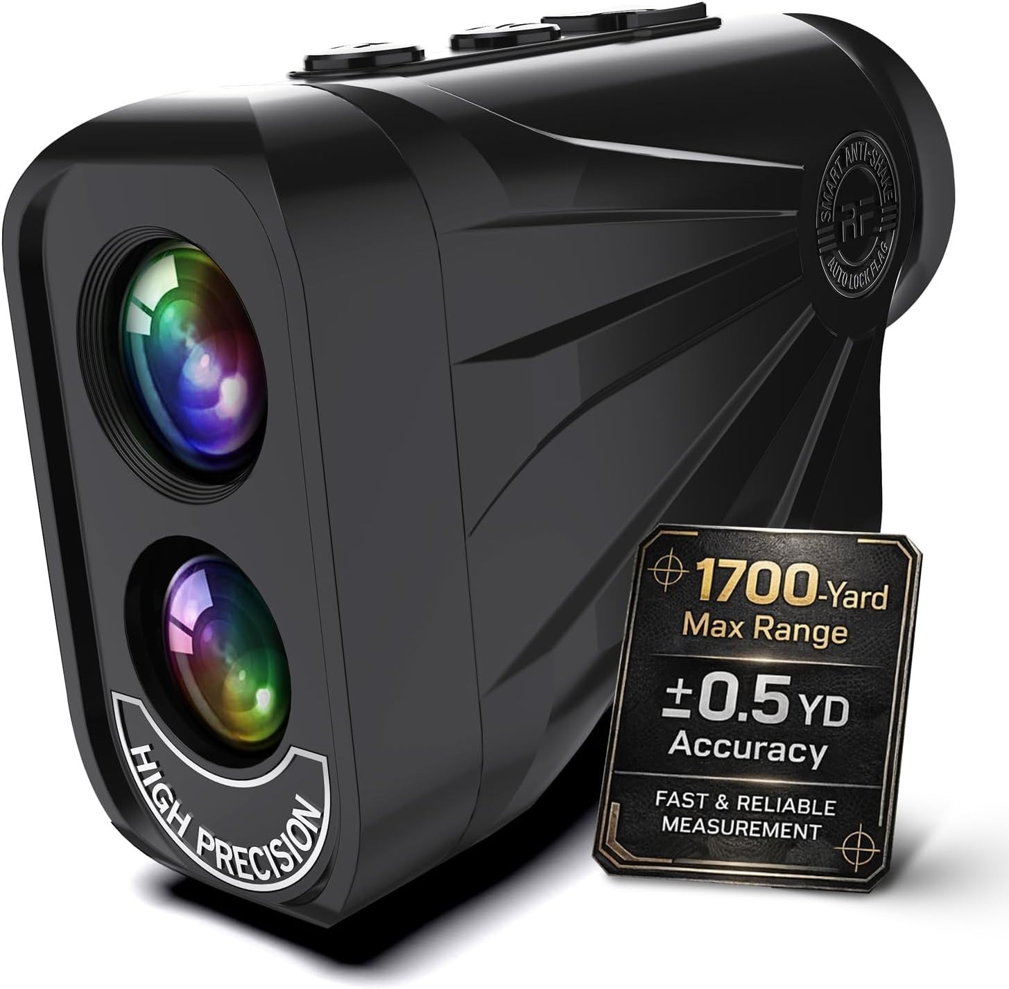 Range Finder Golf 1700 Yards - Golf Rangefinder with Slope, Magnetic Stripe